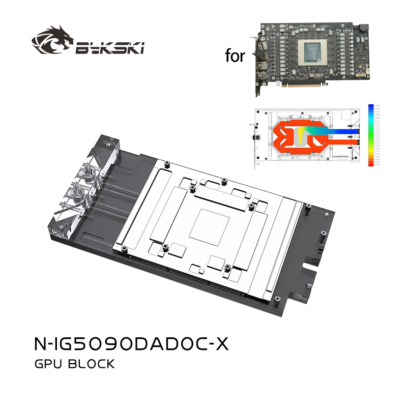 Bykski N-IG5090DADOC-X GPU Blo - Rtx 5090 32Gb ulasan dan harga