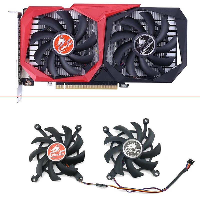 2pcs NEW 85MM 4PIN 12V Cooling - Rtx 4080 Super 16Gb ulasan dan harga