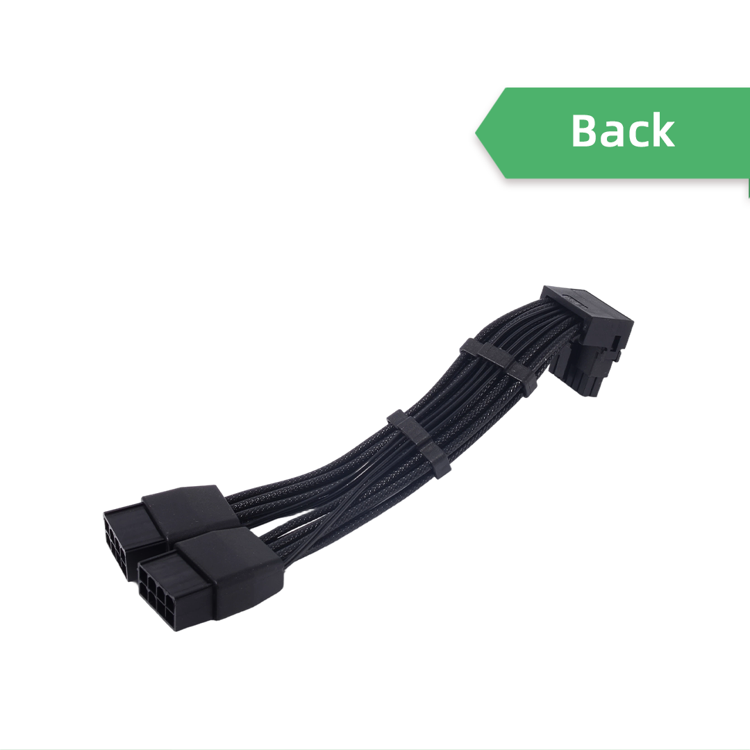 Interface Upward PCIE 5.0 2X8P - Dual 8Pin To 16Pin 12Vhpwr Cable ulasan dan harga