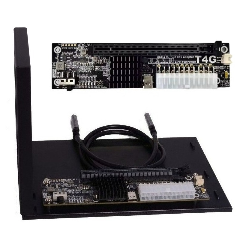 UT4G eGPU Thunderbolt 4 /3 To  - Gpu External Dock Egpu Thunderbolt 4 ulasan dan harga